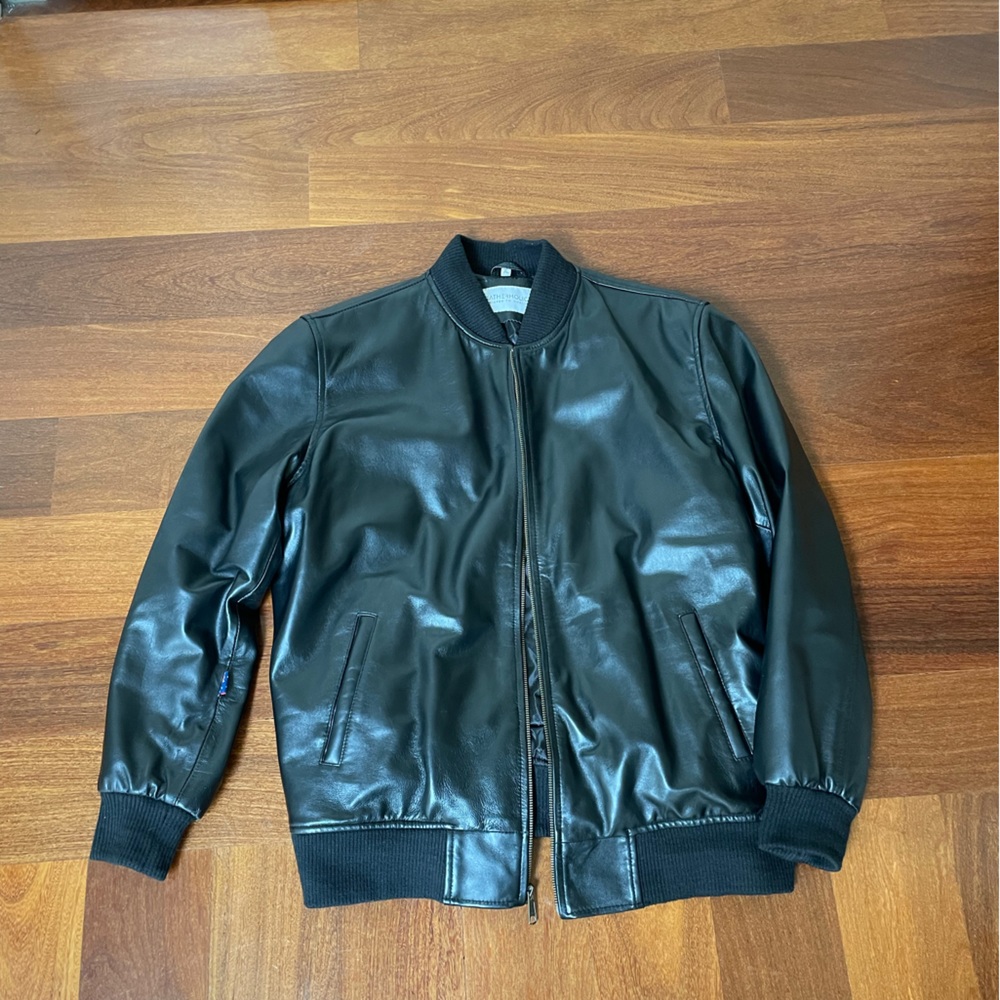 Men’s Black Leather Jacket